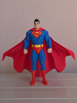 Superman 3D figure like new, 20 cm plastic PLA