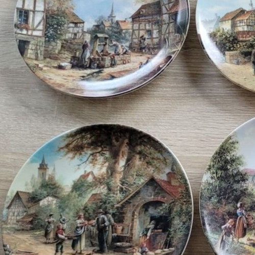 Bradex Wall Plate Collection. Reichenbach, fine porcelain Germany 92'-93'