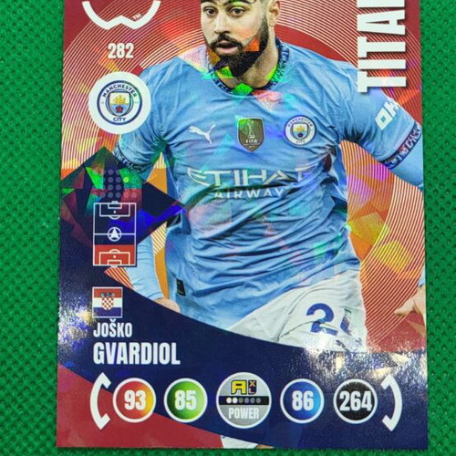 Gvardiol 282 Titan Adrenalyn XL Panini FIFA Club World Cup 2025 card new