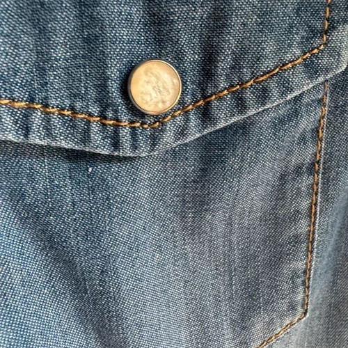 Women’s denim shirt Benetton like new, light blue
