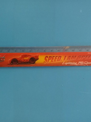 Lightning McQueen collectible ruler used