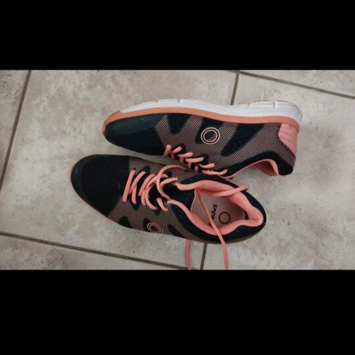 Sport walking shoes like new, size 40, blue and pink