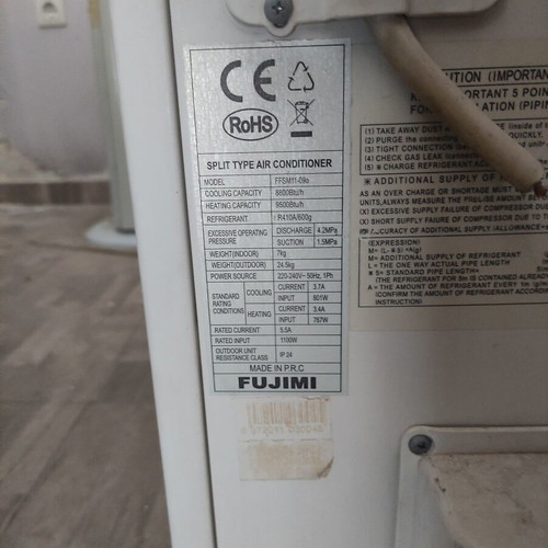 Fujimi 9,000 BTU split air conditioner FFSM11-09