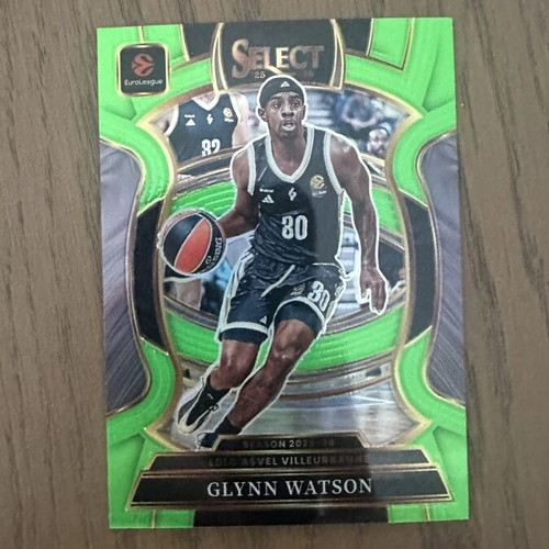 Panini Select Glynn Watson basketball card limited to 75