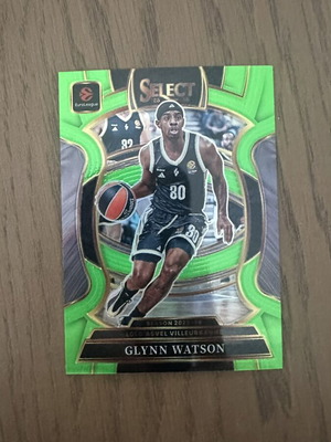 Panini Select Glynn Watson basketball card limited to 75