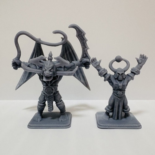 HeroQuest classic Gargoyle and Chaos Mage pack, like new resin print