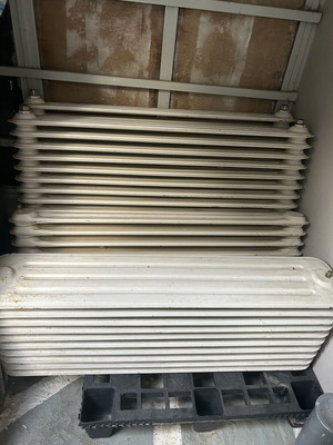Heating Radiators used, set of 4 with various sizes