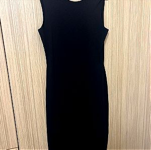 Moschino μαύρο μιντι φόρεμα