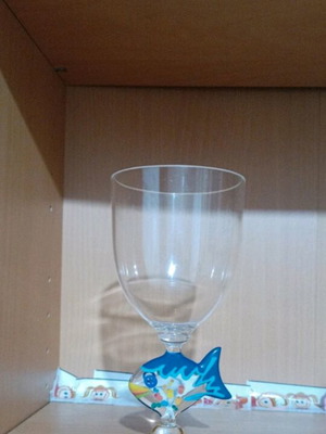 Babyland plastic cup with fish 18 cm like new