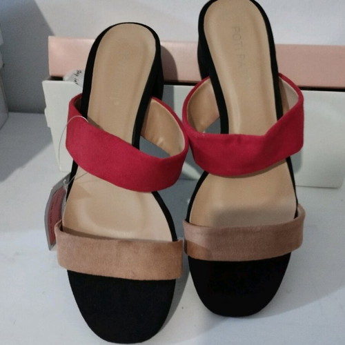 Summer shoes new, size 38, multicolor suede with anti-slip sole
