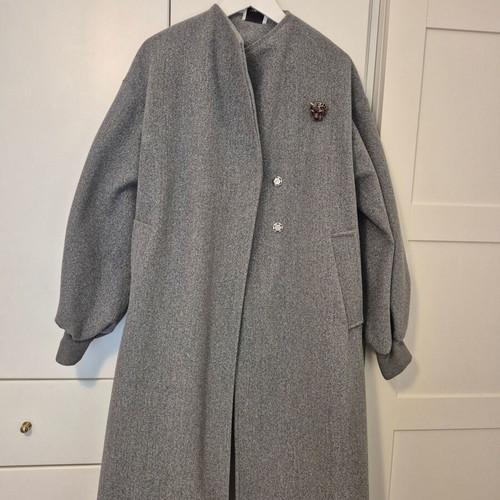 Lumina Coat One size gray long
