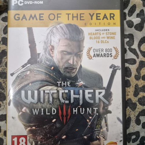 The Witcher Wild Hunt Game Of The Year Edition PC like new