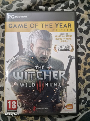 The Witcher Wild Hunt Game Of The Year Edition PC like new