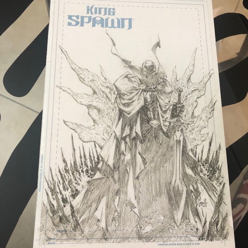 King Spawn 1 Sketch 1:50 Capullo Variant new, 1st print, Image Comics McFarlane