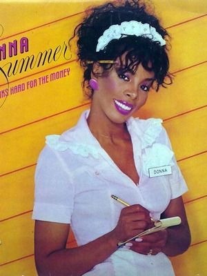 Donna Summer She Works Hard For The Money vinyl used, LP album