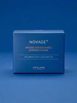 Oriflame NovAge+ Intense Skin Recharge μάσκα νυκτός