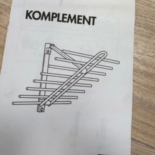 IKEA Komplement tie organizer new