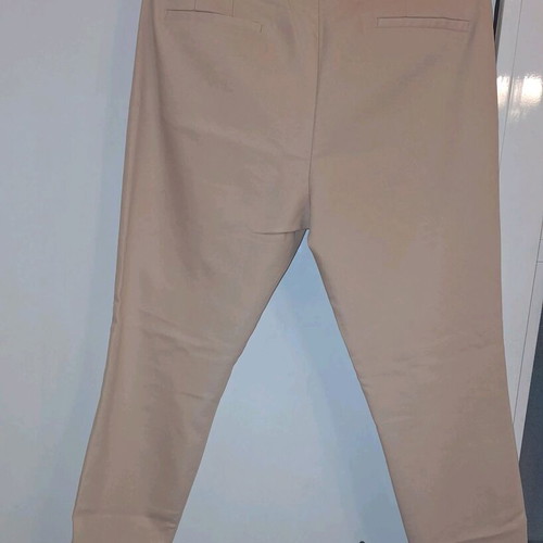 Zara women's pants used, size Large, pink-beige