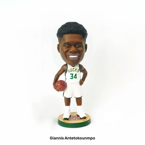 NBA Giannis figure with movable head new, resin 20 cm