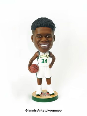 NBA Giannis figure with movable head new, resin 20 cm