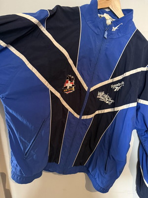 Reebok vintage jacket size L used, blue
