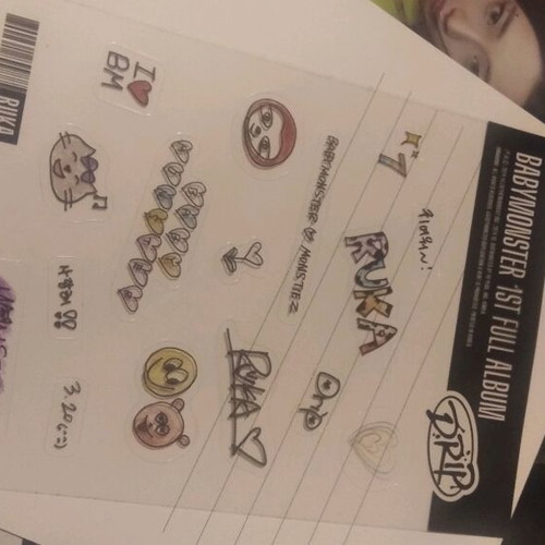 Babymonster Drip Yg Tag Album Ver. like new, Ruka edition without CD