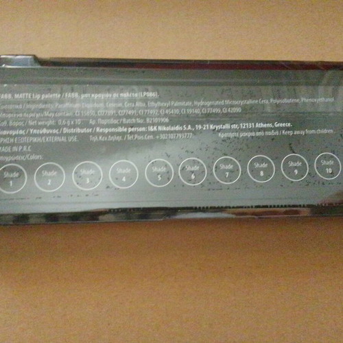 FABB Matt Lip Palette new, sealed