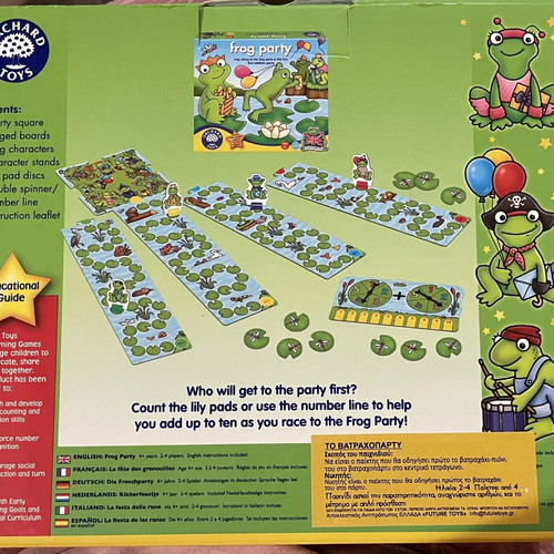 Orchard Toys Frog Party board game like new