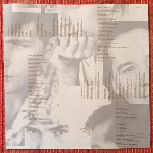 Simple Minds Once Upon A Time vinyl record like new, pop