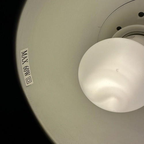 Ikea Lersta floor lamp, silver with black cord