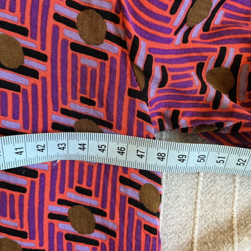 Zara TRF shirt with retro optical geometric print, excellent like-new condition