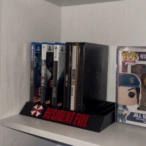 Resident Evil game holder for PlayStation 5 new, 12 slots