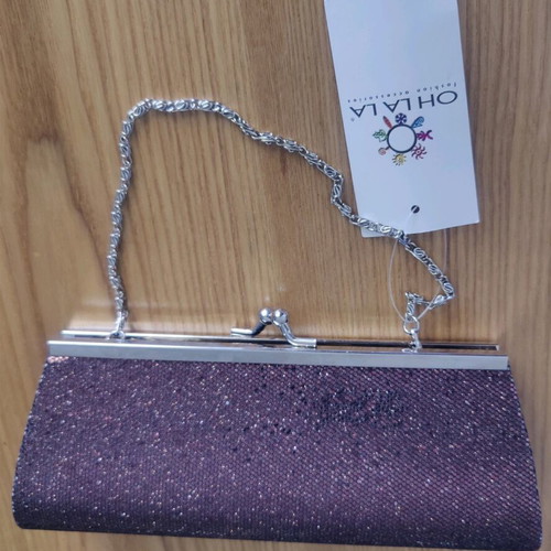 Oh la la handbag new purple handheld