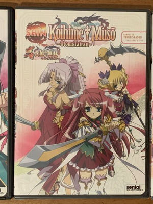 Koihime Musō DVD Πλήρης Σειρά Seasons 1-3 καινούργιο, με υπότιτλους