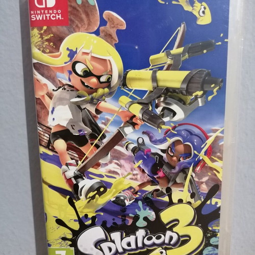 Splatoon 3 Nintendo Switch game cover used, no game or case