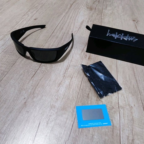 Supkley polarized unisex sunglasses new, matte black