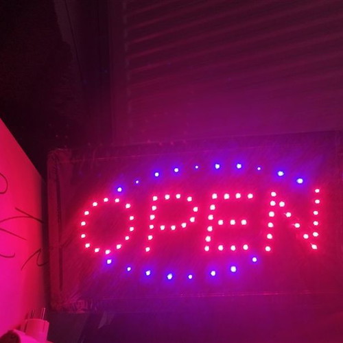 OPEN LED light signs new in packaging