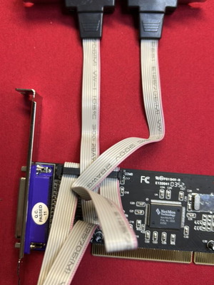 PCI card with RS232 DB9 port new