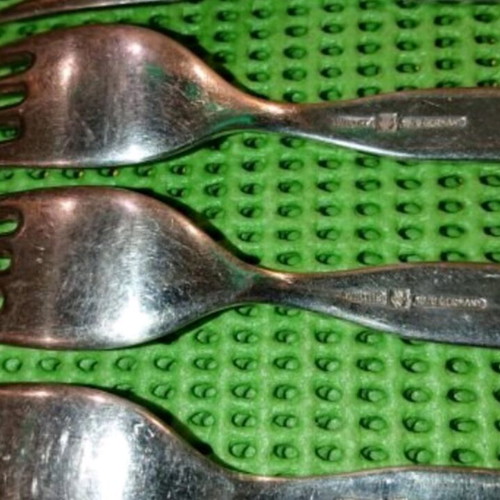 Solingen cutlery set used with 1 ladle, 7 spoons, 7 knives, 8 forks and 4 small spoons