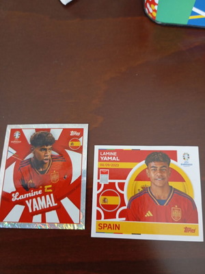 UEFA EURO 2024 Lamine Yamal stickers new