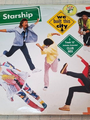 Starship We Built This City 12' βινύλιο μεταχειρισμένο, ηλεκτρονική