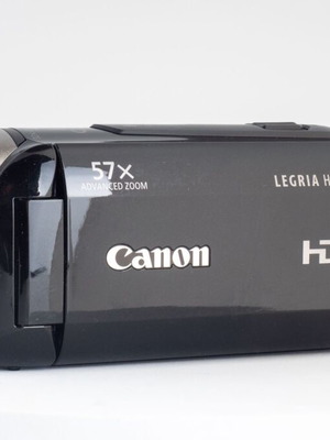 Canon HF R506 Full HD Camcorder used with 57x zoom and touchscreen
