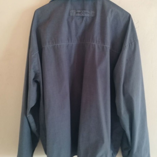 Gentini G Classics XL double-sided male seasonal jacket used, gray and blue