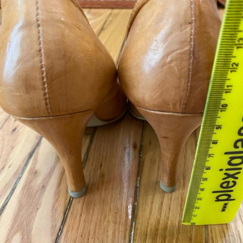 Vintage Ormes leather heels used, size 38, brown
