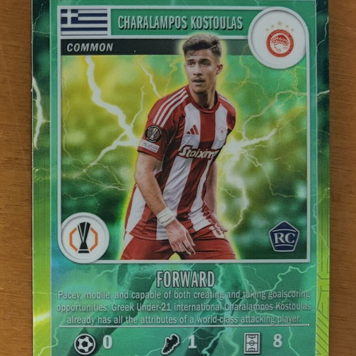 2024-25 Topps Merlin Gamers Charalampos Kostoulas card new