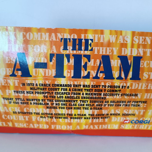 The A-Team Corgi 1/36 scale metal car with Mr T figure new