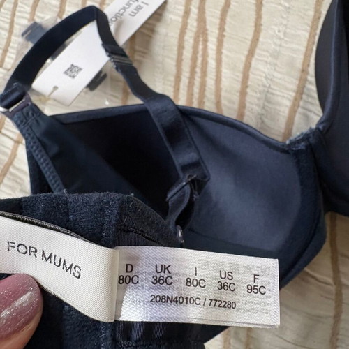 Esprit nursing bra new, size 80C, blue