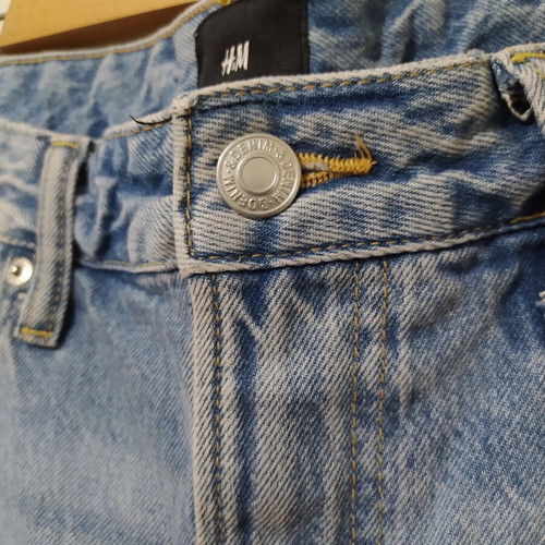 H&M jean bermuda shorts new, size 46, blue