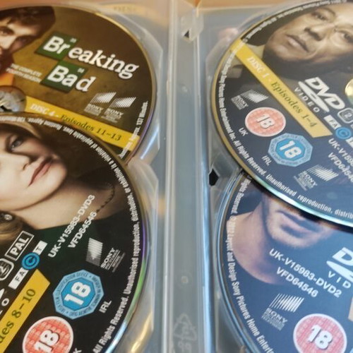 Breaking Bad Fourth Season DVD like new with English subtitles