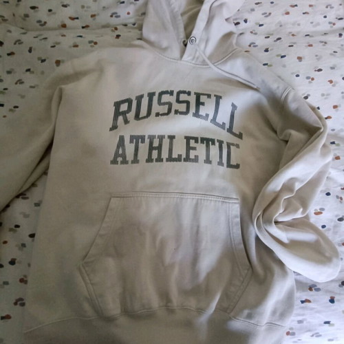 Russel Athletic hoodie used, size XL, beige